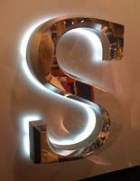 lobby signs, aluminum letters