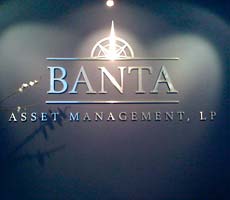 reception sign