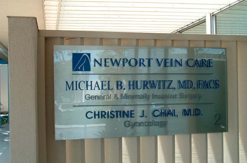 custom reception lobby sign