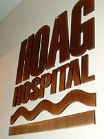 hospital wall sign