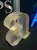 custom lobby signs, acrylic