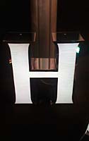 lobby sign materials