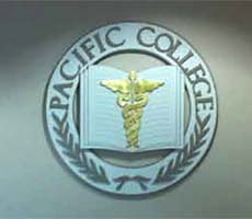 college emblem reception sign