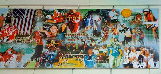 sports wall sign