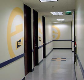 lobby wall sign